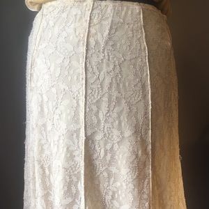 Anna Sui Lace Skirt